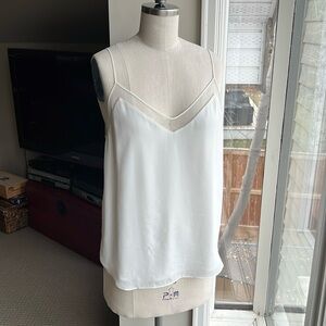 Elegant White Sleeveless Galen Camisole Top - Aritzia Babaton